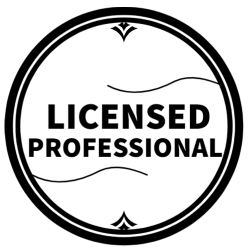 Licensed professional badge